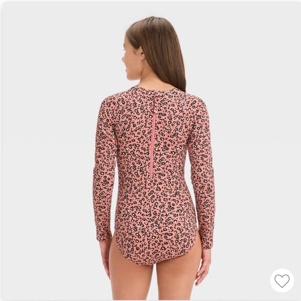 Art Class Leopard Spots One-Piece Rash Guard - Picture 3 of 3